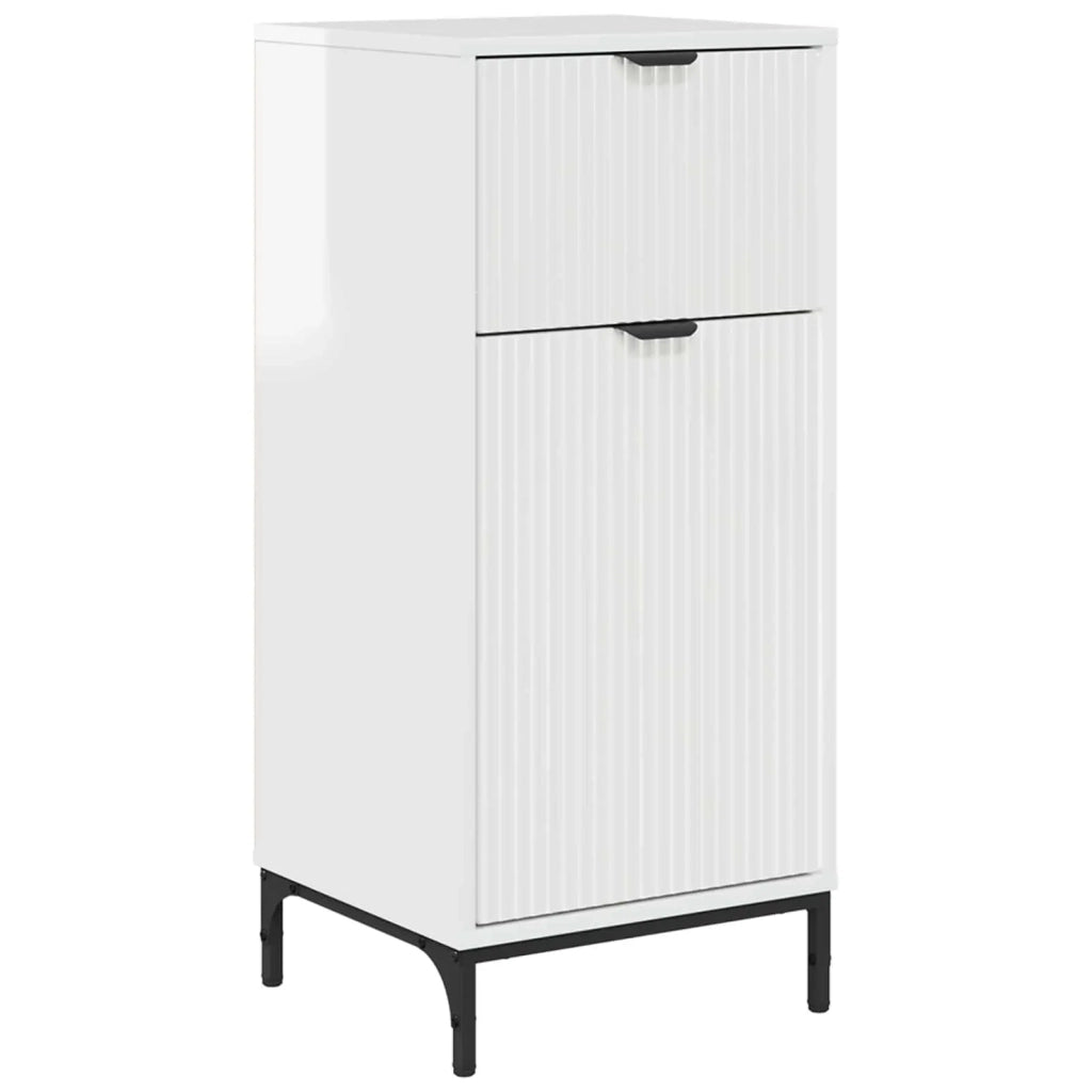 Mobile da Bagno Bianco Lucido 39,5 x 36 x 88 cm 883398