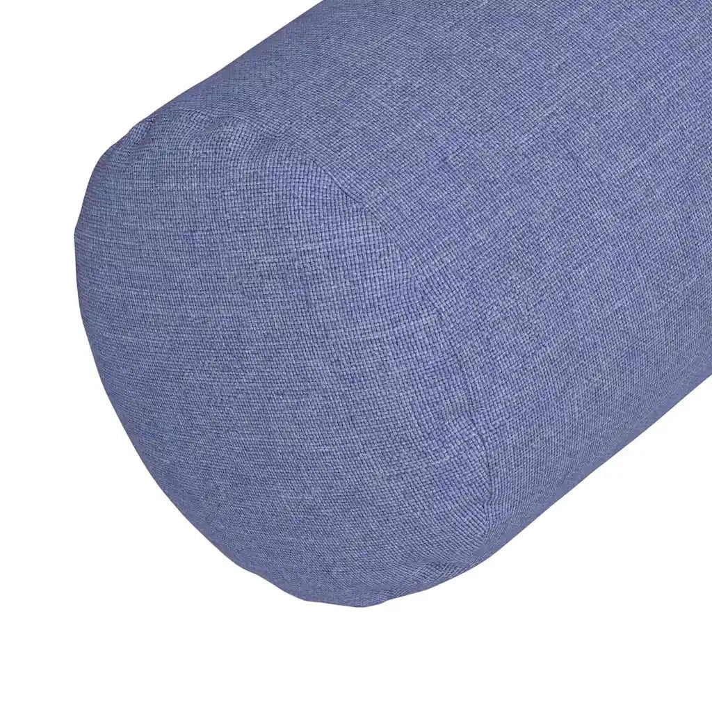 Cuscini a rullo 2 pz | Cuscini per sedie Blu jeans ? 15 x 40 cm Tessuto