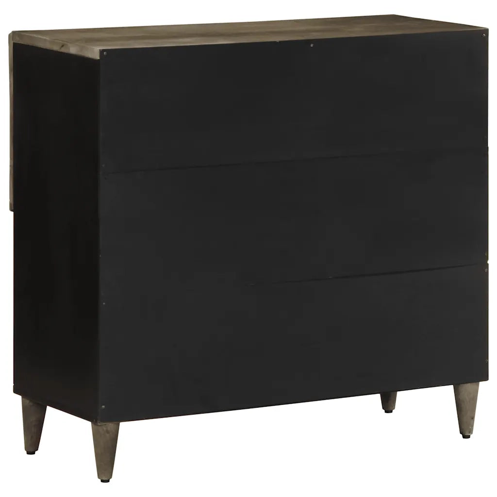 Credenza 80x33x75 cm in Legno Massello di Mango