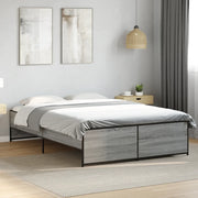 Giroletto Grigio Sonoma 140x190 cm in Legno Multistrato Metallo 3279900