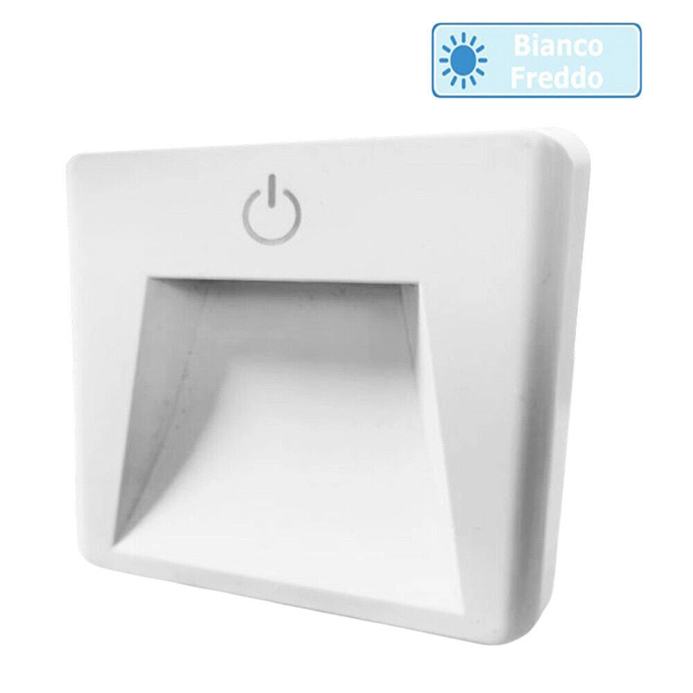 Trade Shop - Luce Notturna A Led 0.5w Con Accensione Touch Lampada Con Spina Punto Luce Xgcmd-004 -