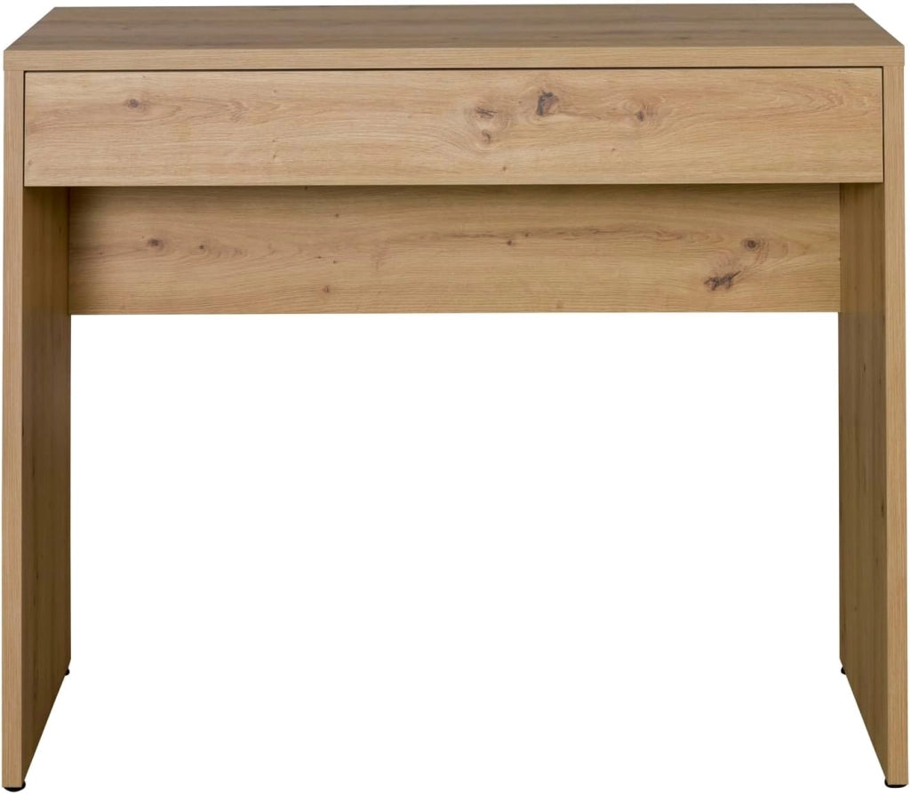 SCRIVANIA CON CASSETTO LINEA 'ESPRESSO' cm. 100 x 40,5 x h.81,4 - rovere artisan  - COMPOSAD