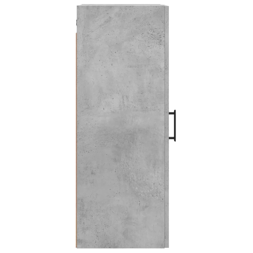Armadietto a Muro | Mobile a Parete Grigio Cemento 34,5x34x90 cm