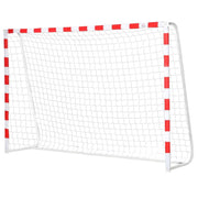 PORTA DA CALCIO E CALCETTO IN PLASTICA PE PER ADULTI E BAMBINI 302X83X201 CM