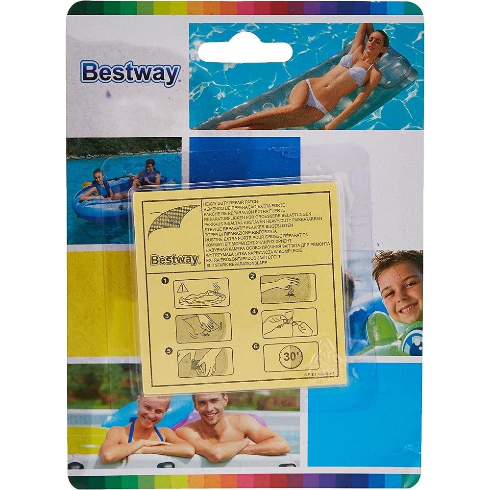 Trade Shop - Set 10pz Toppa Toppe Di Riparazione Strong Per Piscine Materassi Gonfiabili 62068 -