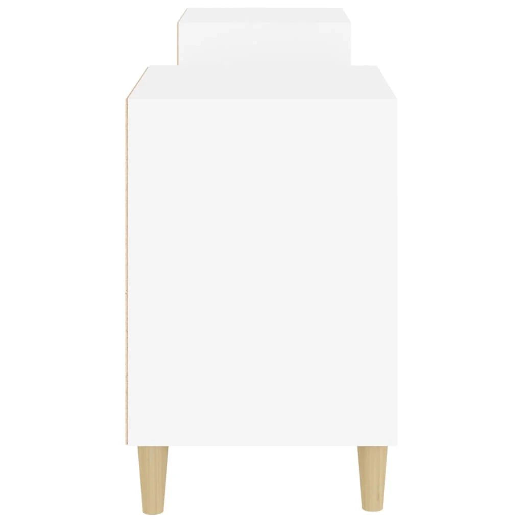 Mobile TV multimediale mensola TV credenza mobile TV sala da pranzo soggiorno camera da letto 160 x 35 x 55 cm legno ingegnerizzato bianco 02_0026059