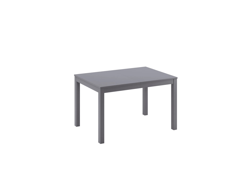 Tavolo Traffic Allungabile 130/210 cm in Melaminico Grigio Scuro con Gambe in Faggio Massello - Design Salvaspazio Moderno