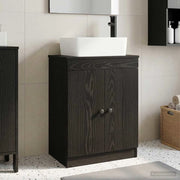 Mobile da bagno con lavabo Nero 54 x 35 x 83 cm 890131
