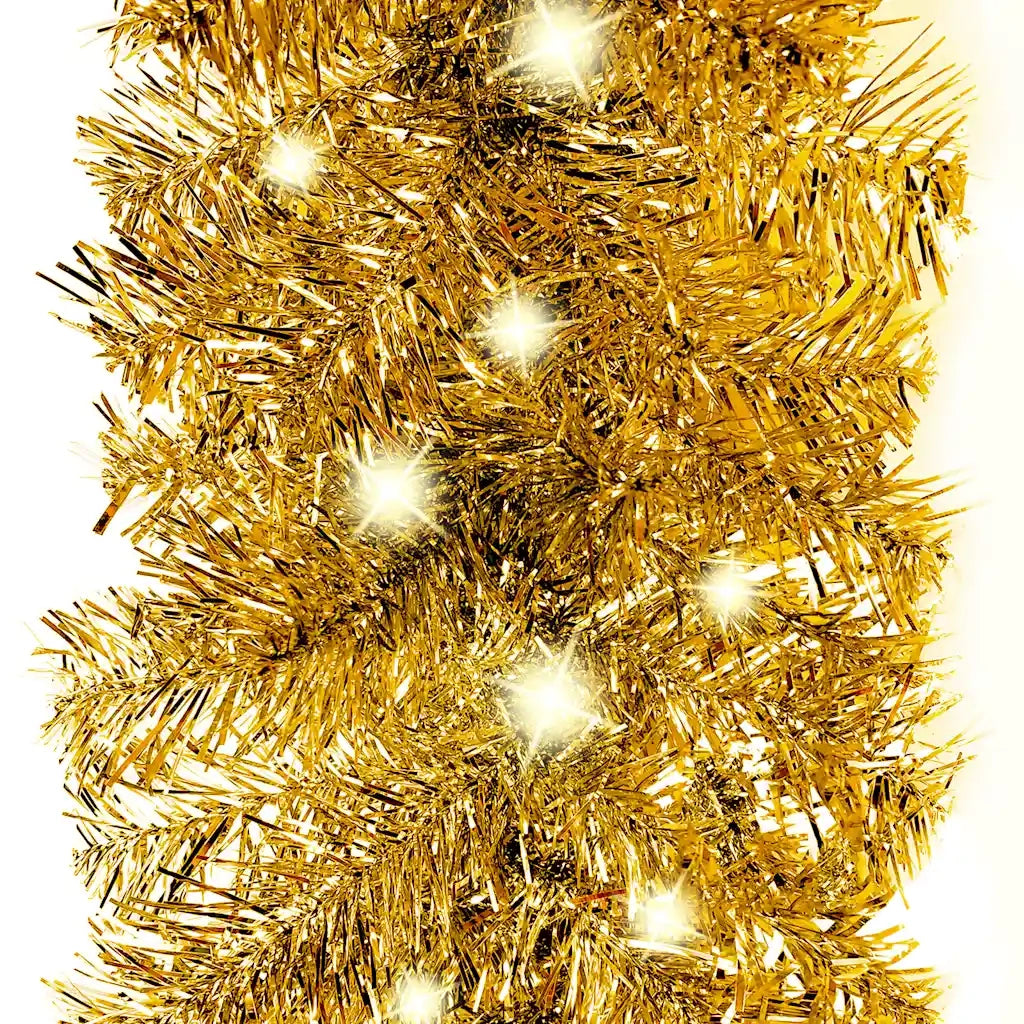 Ghirlanda Natalizia con Luci a LED 10 m Oro