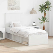 Struttura del letto Bianco 75 x 190 cm Pino massello
