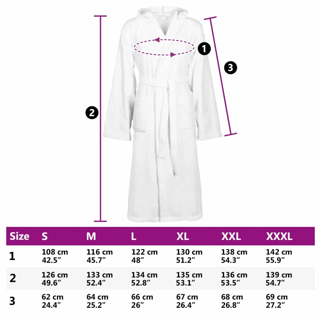 Accappatoio KINN Bianco S Cotone CFW2967608
