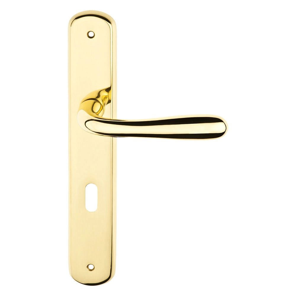 MANIGLIA 'GOCCIA' Q8 x 70 - oro lucido verniciato  - FORME