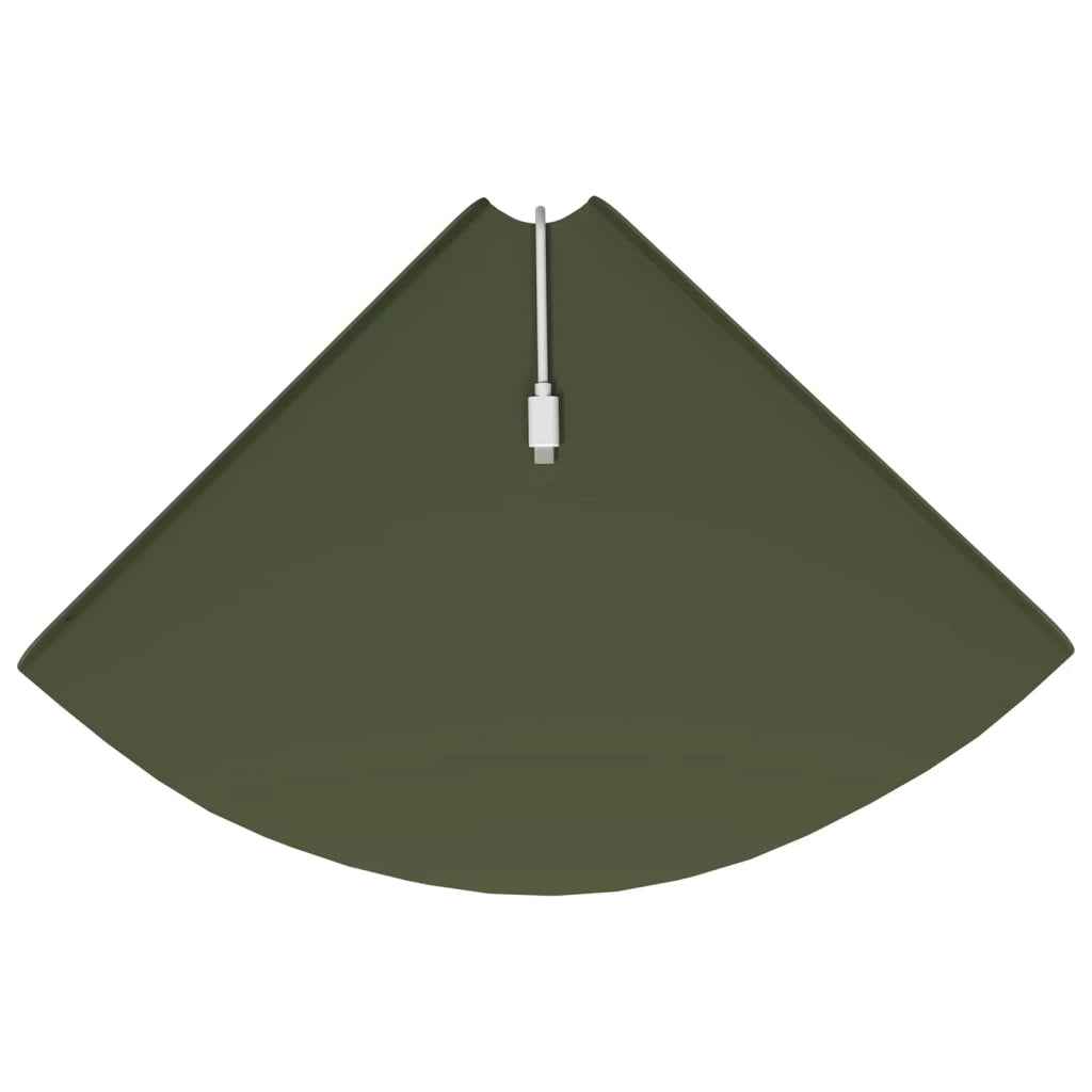Mensola sospesa 2 pcs Verde oliva 30 x 30 x 2 cm