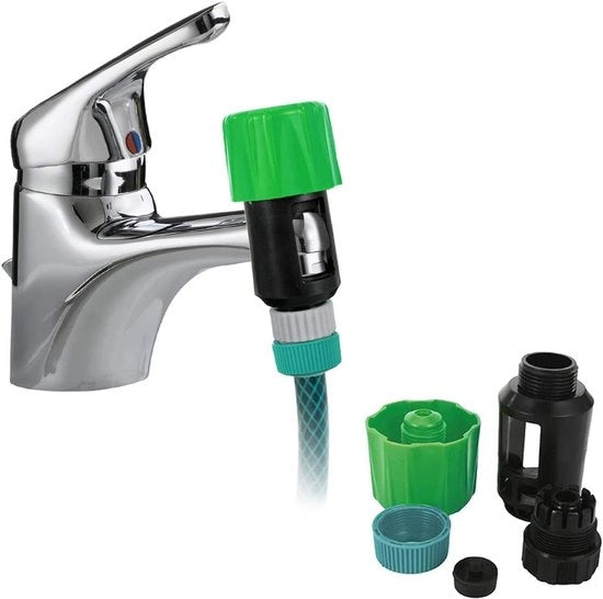 Adattatore universale per tubi da giardino, connettore per tubi da cucina, adattatore per rubinetti, accessori per irrigazione, connettore per tubi.