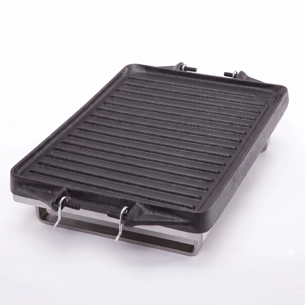 Piastra barbecue in ghisa