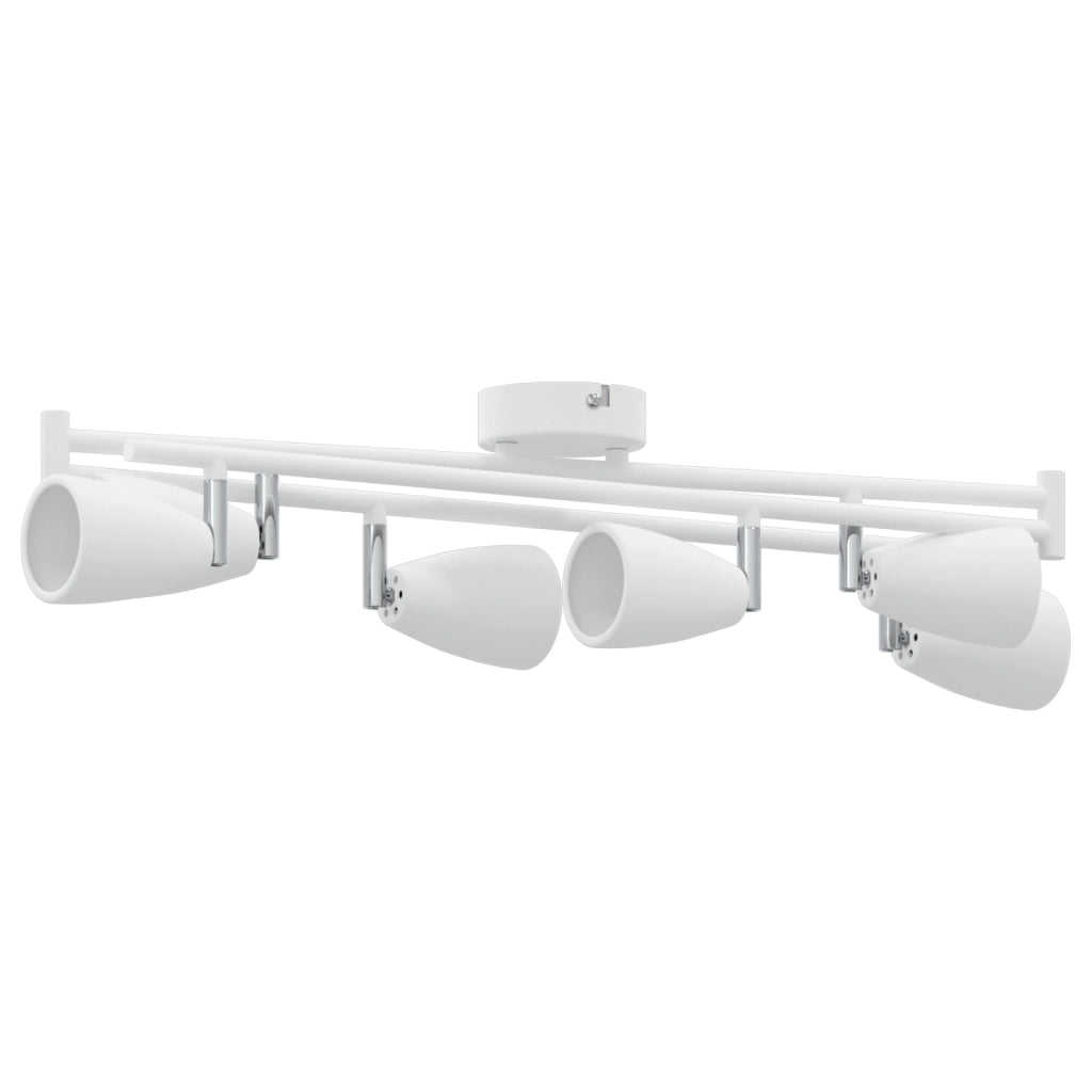 Faretto da soffitto 6 vie regolabile bianco GU10