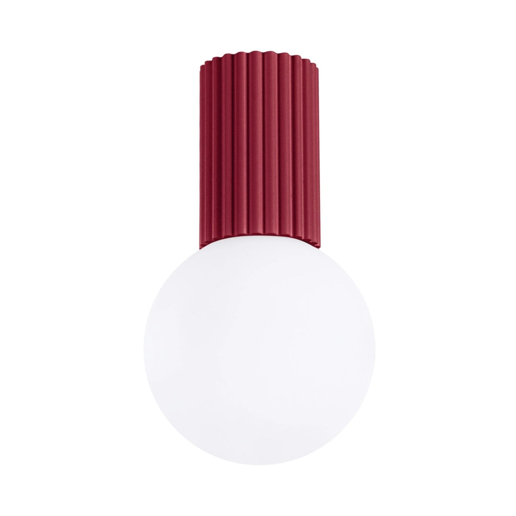 Spot soffitto SFERA Pure Lume borgogna sfera G9 IP44