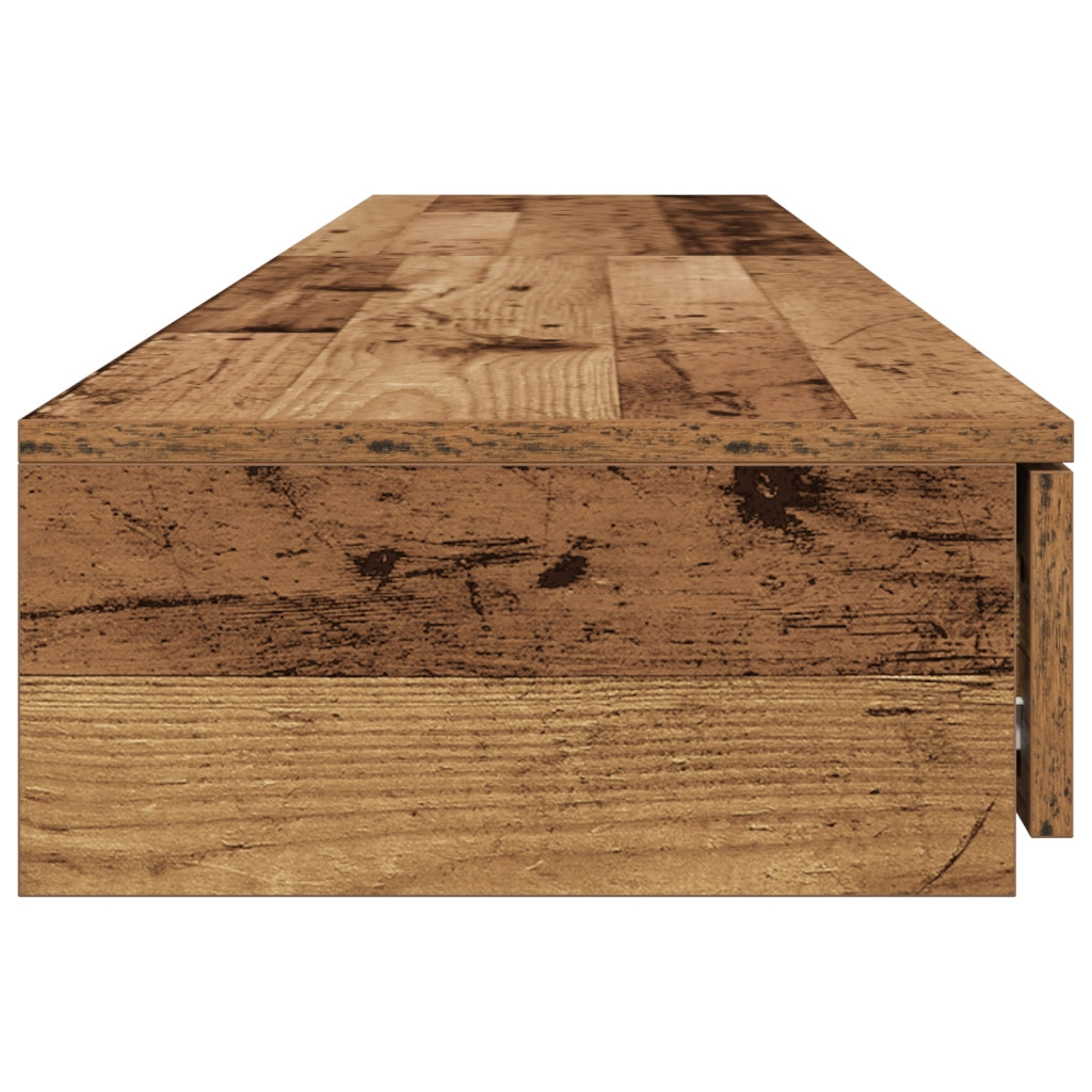 Cassetti per letti  in legno vecchio 180x36,5x16,5 cm in legno ingegnerizzato