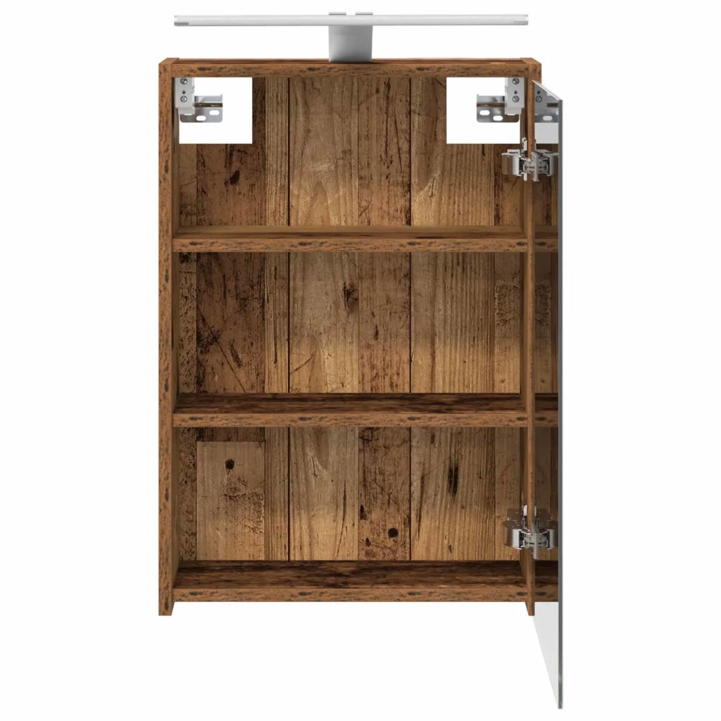 Mobiletto per specchio da bagno Legno vecchio 43 x 16 x 62.5 cm