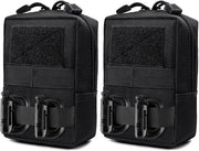 Tas Tattica per Uomo - 2 pezzi di Pouch a Molletta per Telefono Cellulare e Accessori