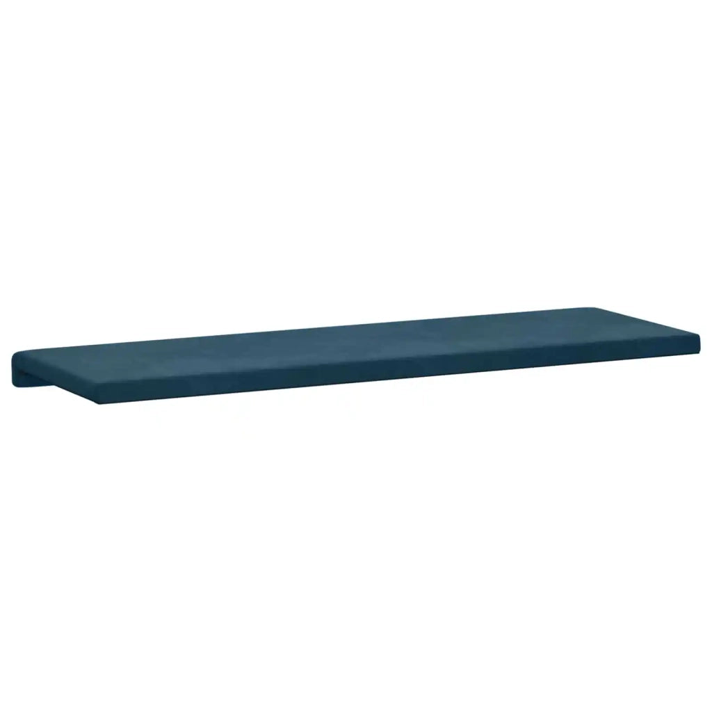 Cuscino per panchina Velluto (V) Blu Profondità 35 cm 42043338