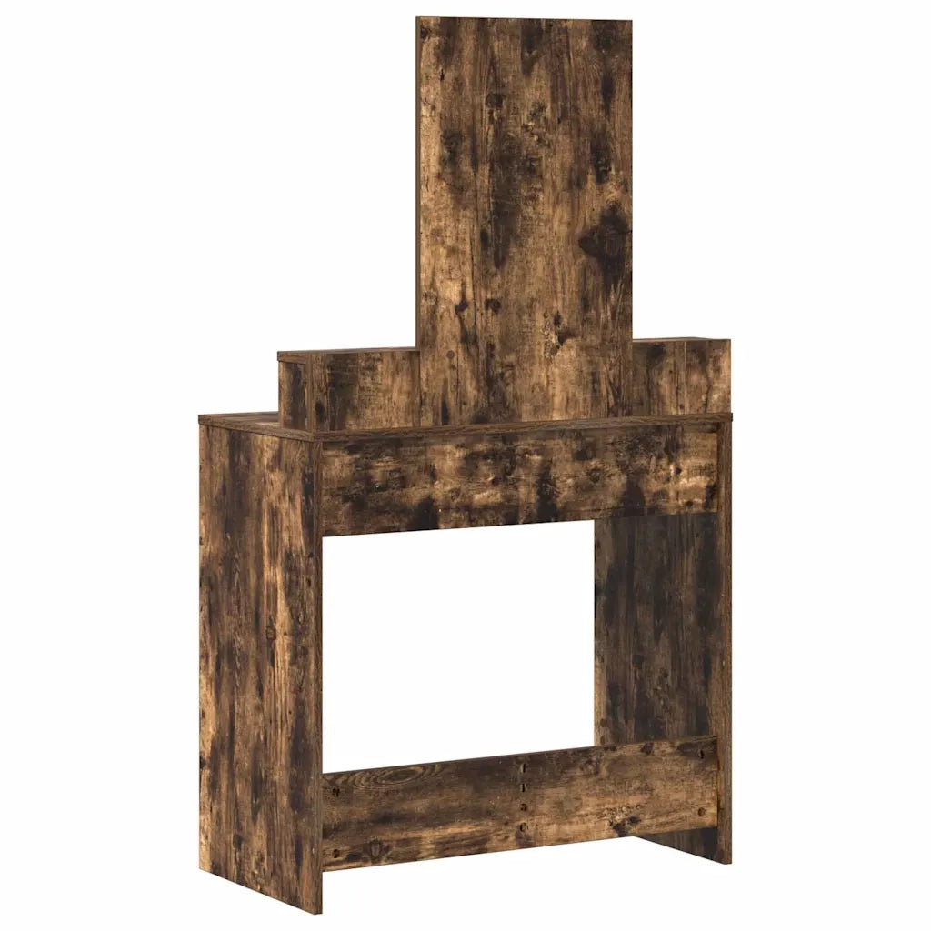 Tavolo da Trucco Rovere fumé 79 x 41 x 140 cm Legno multistrato 865140
