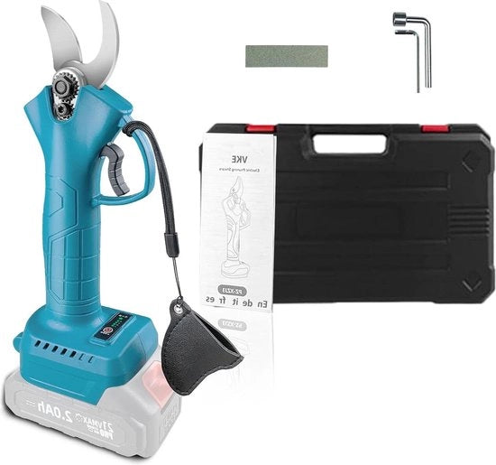 Serra telescopica elettrica a batteria compatibile con batteria 18 V - serra professionale per taglio rami (batteria non inclusa) serra telescopica