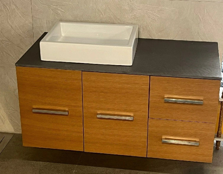 Mobile Bagno Tabula Rovere Naturale Da 108 Cm - Antonio Lupi