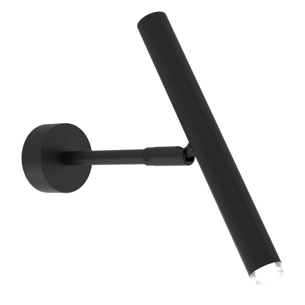 Applique nera Monza in metallo 1xG9 Milagro MLP8837