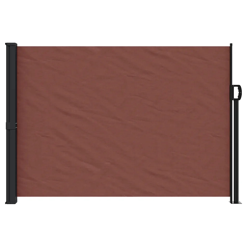 Tenda da Sole Laterale Retrattile-Tenda parasole per balcone per giardino Marrone 140x600 cm 341175