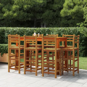 Set da Bar per Giardino 9 pz in Legno Massello di Acacia 3116025