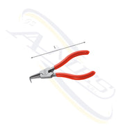 PINZE A BECCHI PIEGATI A 90° PER ANELLI ELASTICI ESTERNI "128 CP" USAG Dimensione: 10-25