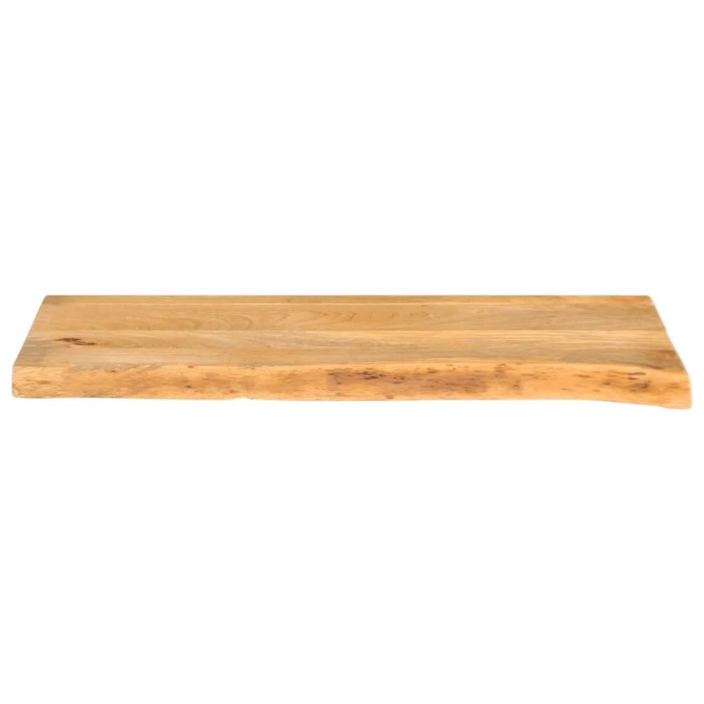 vidaXL Piano Tavolo Bordi Vivi 90x40x3,8 cm in Legno Massello di Mango