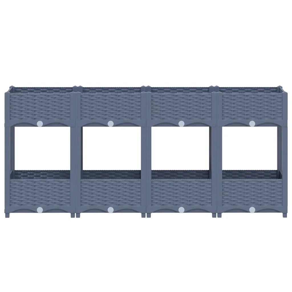 Fioriera Rialzata 160x40x71 cm in Polipropilene cod mxl 39822