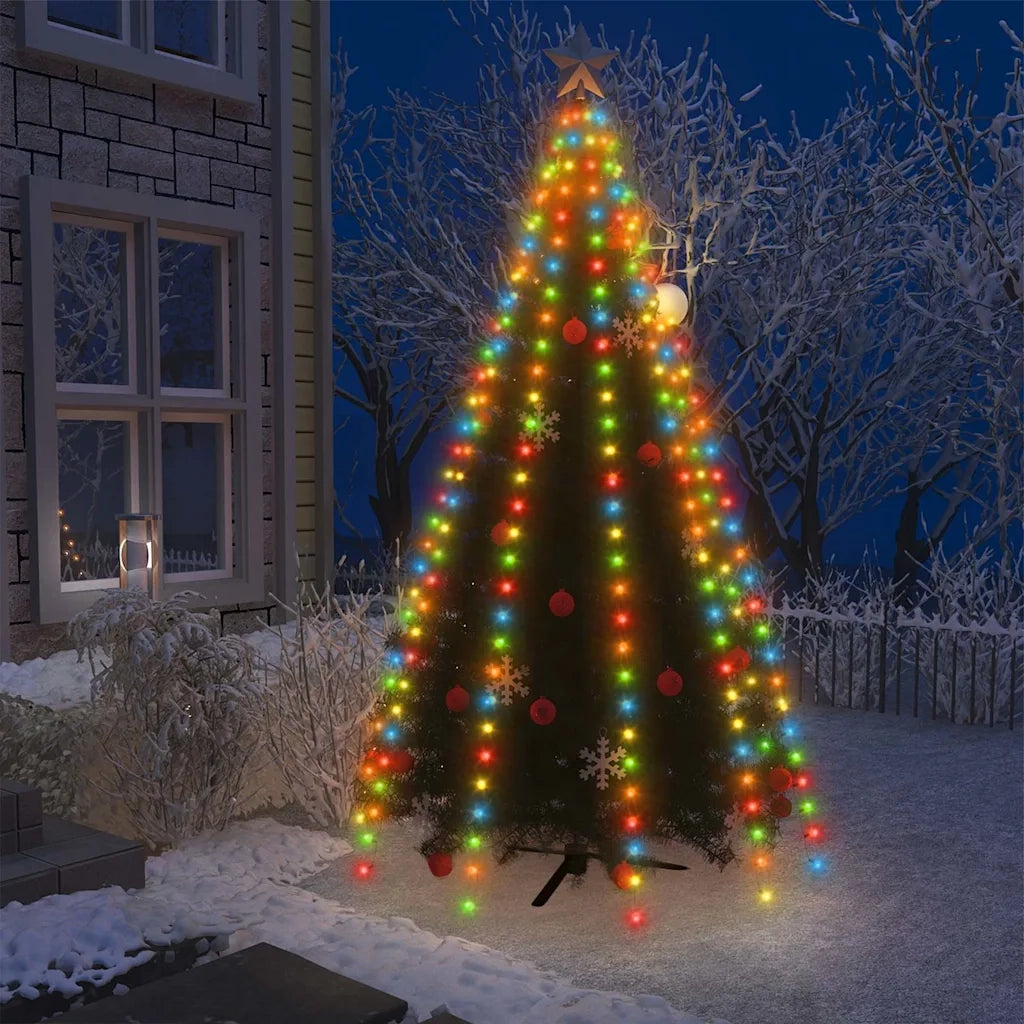 Rete di Luce per Albero di Natale 300 LED Multicolori 300 cm CFW1881321