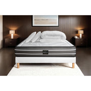 Pacchetto letto completo - Materasso 140x190cm + Box spring con doghe (kit) + 2 cuscini + Piumino - Esclusivo