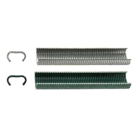 PUNTI IN STECCA PER PINZA RETE AUTOMATICA MUNDIAL Verdi, foro Ø 3-8 mm - Conf. 1000 pezzi - MUNDIAL