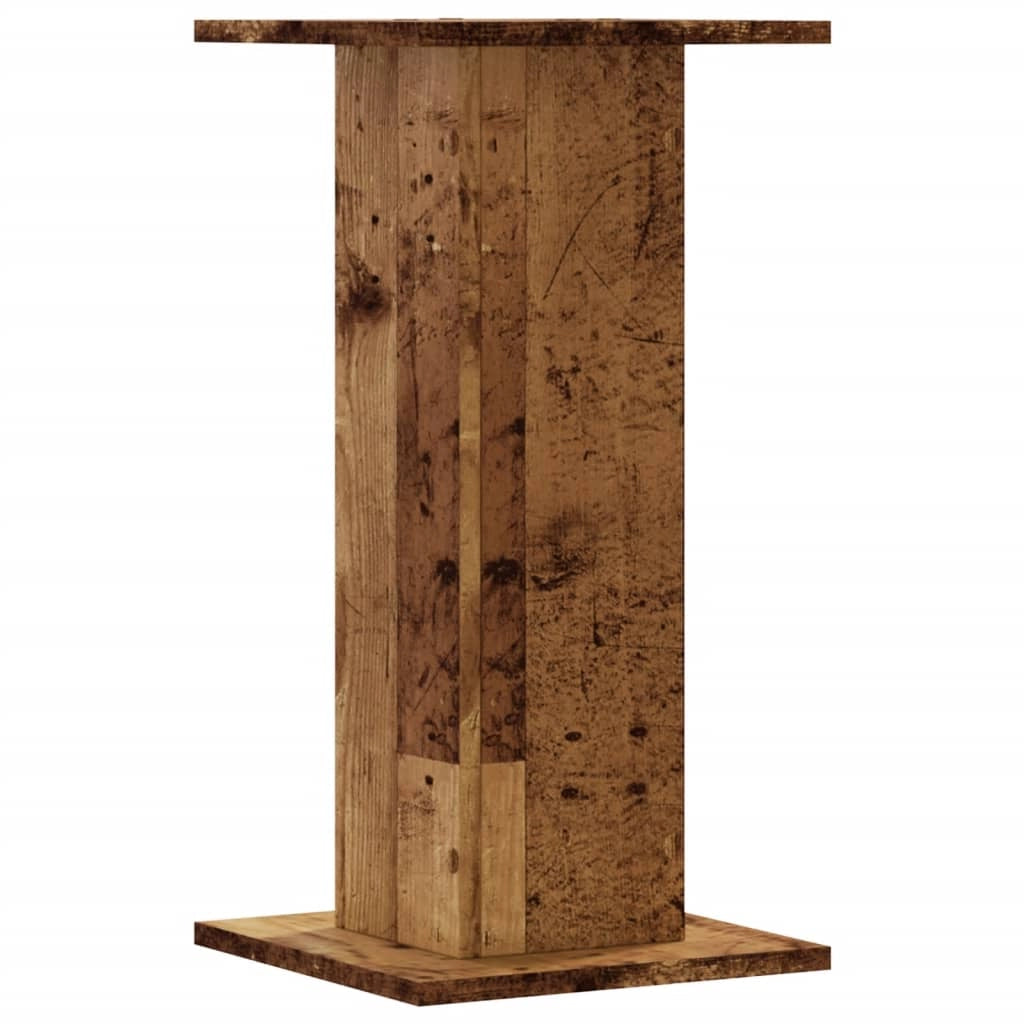 Portavasi mobili per fiori set da 2 legno di recupero legno ingegnerizzato marrone 02_0045368