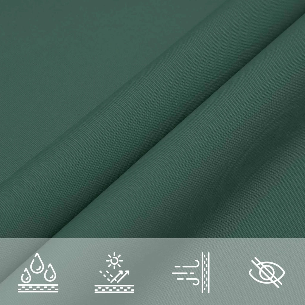Vela da ombra solare Verde Scuro 6 x 2,5 m 42031017