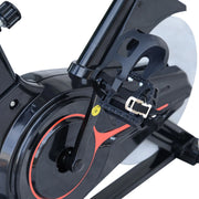EasyComfort Cyclette da Casa con Resistenza Regolabile, Cyclette Professionale da Camera con Sella e Manubrio Regolabile, Monitor LCD, Sensore Battito Cardiaco Porta Celullare e Volano 6kg, Max.100kg