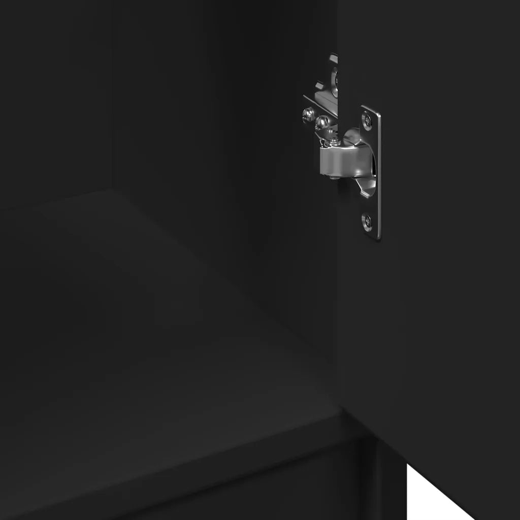 Mobile Lavabo Nero 63x29x55 cm in Truciolato