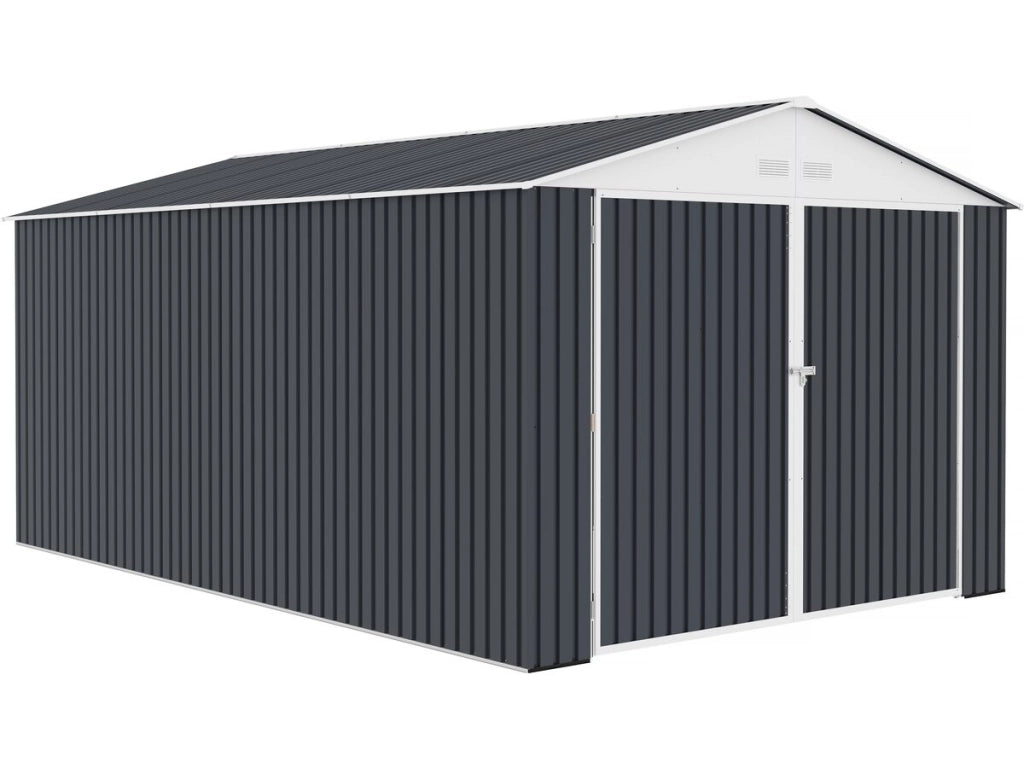 Garage in metallo "Houston" 15,36 mq - Antracite