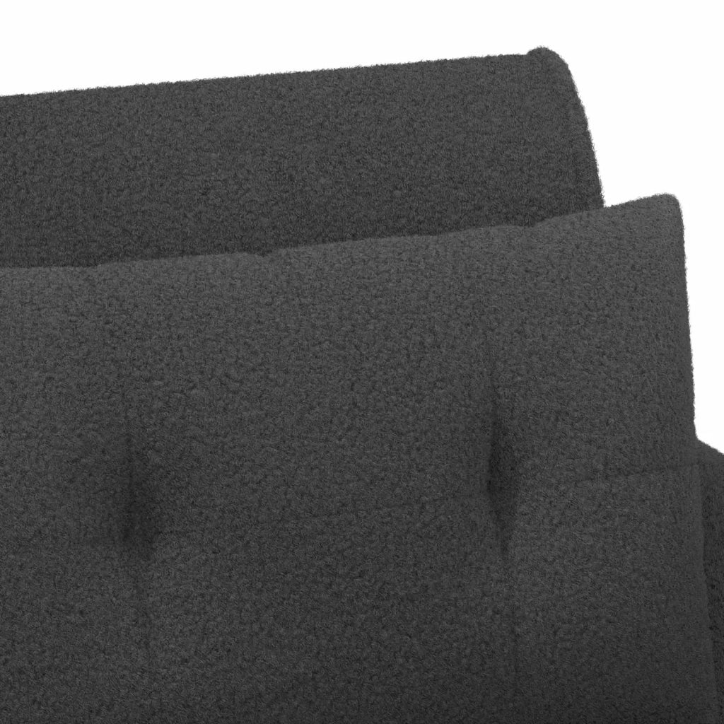 Loveseat con bottoni imbottiti Grigio Scuro 117 x 67 x 77 cm 42041825