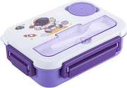 Tazza per il pane Astronauta con contenitori cucchiaio forchetta disegno spaziale tazza per il pane impermeabile box per snack box bento per bambini facile da pulire