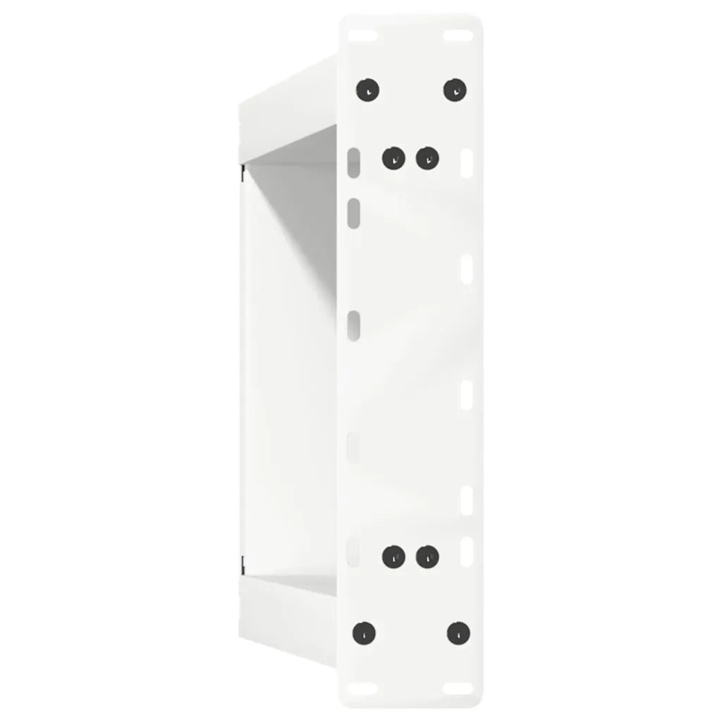 Gambe per Tavolino da CaffÃ¨ a Forma di U 2 pz Bianche 38x(42-43) cm Acciaio