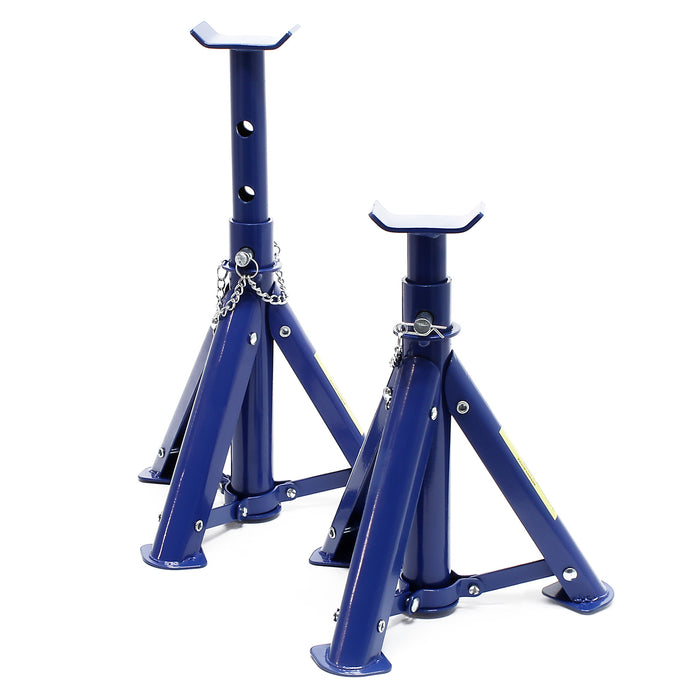 Cavalletti da officina di altezza regolabile Set da 2 pz Capacità di carico 2000 kg/pezzo Montaggio