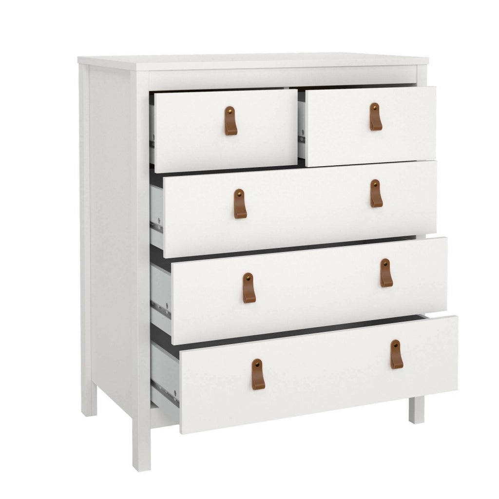 Cassettiera Alulim, Settimino multiuso, Comò camera da letto, Mobile con cassetti, 82x48 h99 cm, Bianco
