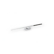 Applique Moderna Riga Metallo Cromo Acrilico Led 12W 3000K