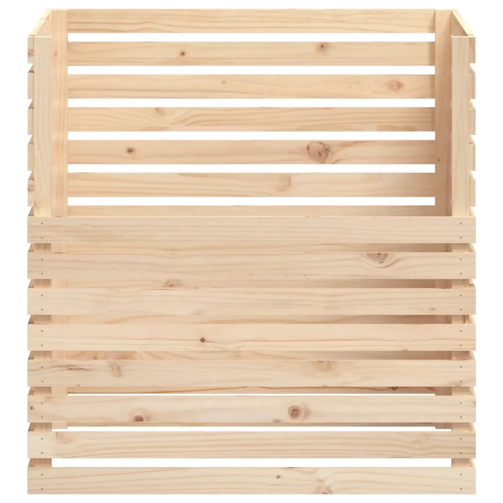 Compostiera 100x100x102 cm in Legno Massello di Pino 822192