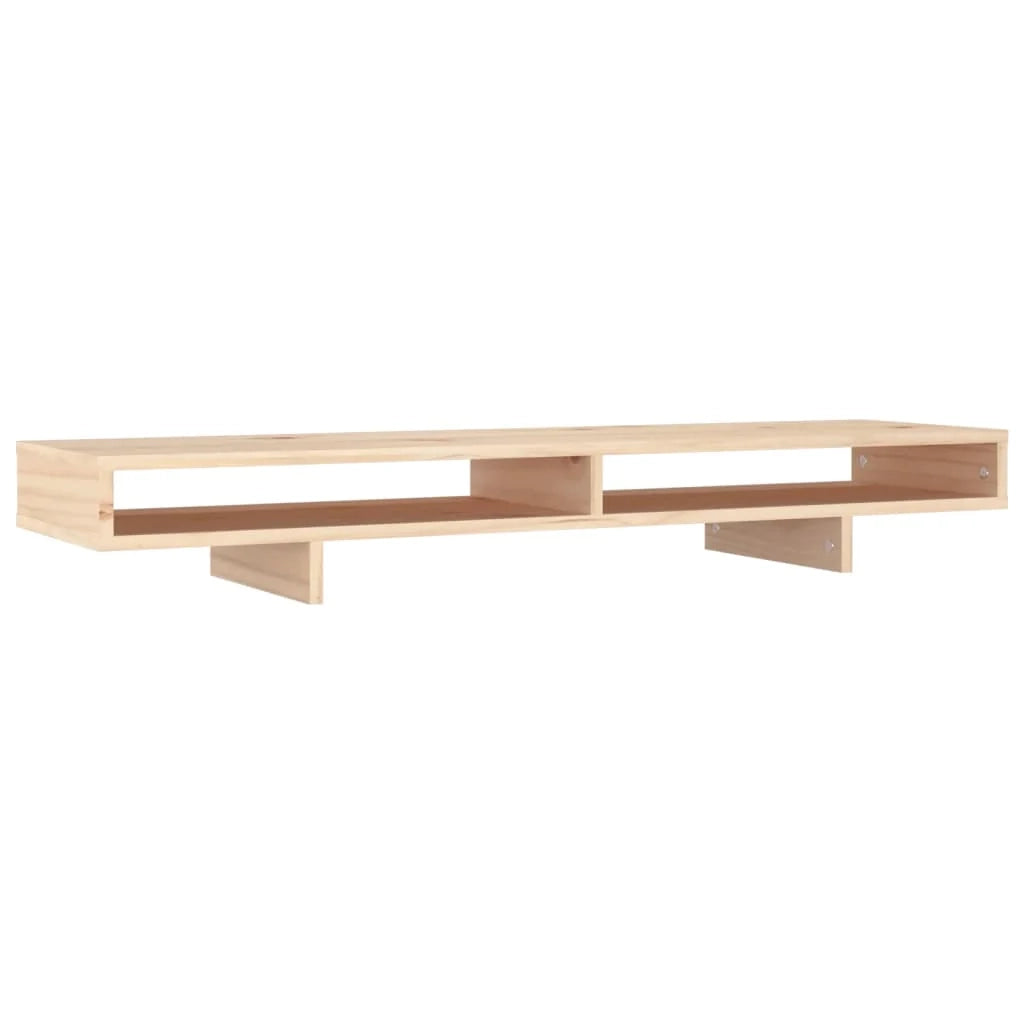 Supporto per monitor 100 x 27 x 14 cm in legno massello di pino 02_0004421